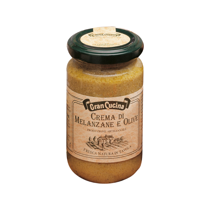 Crema Melanzane e Olive Vaso Vetro 180g
