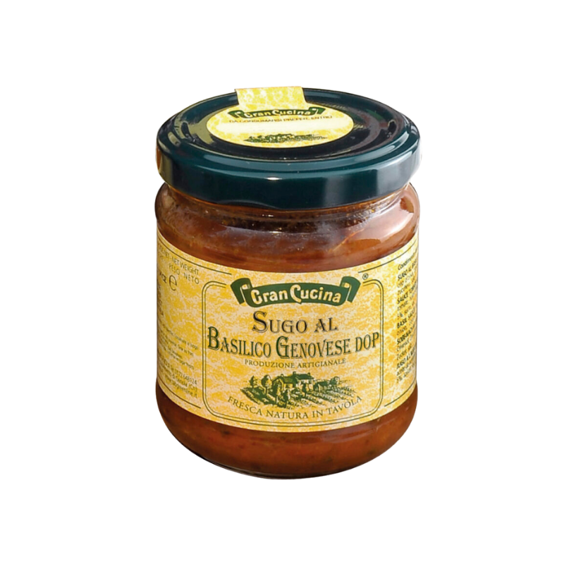 Sugo Basilico Genovese DOP Vaso Vetro 180g