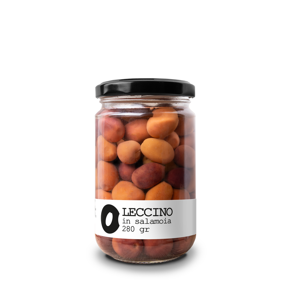 Olive nere Leccino in salamoia