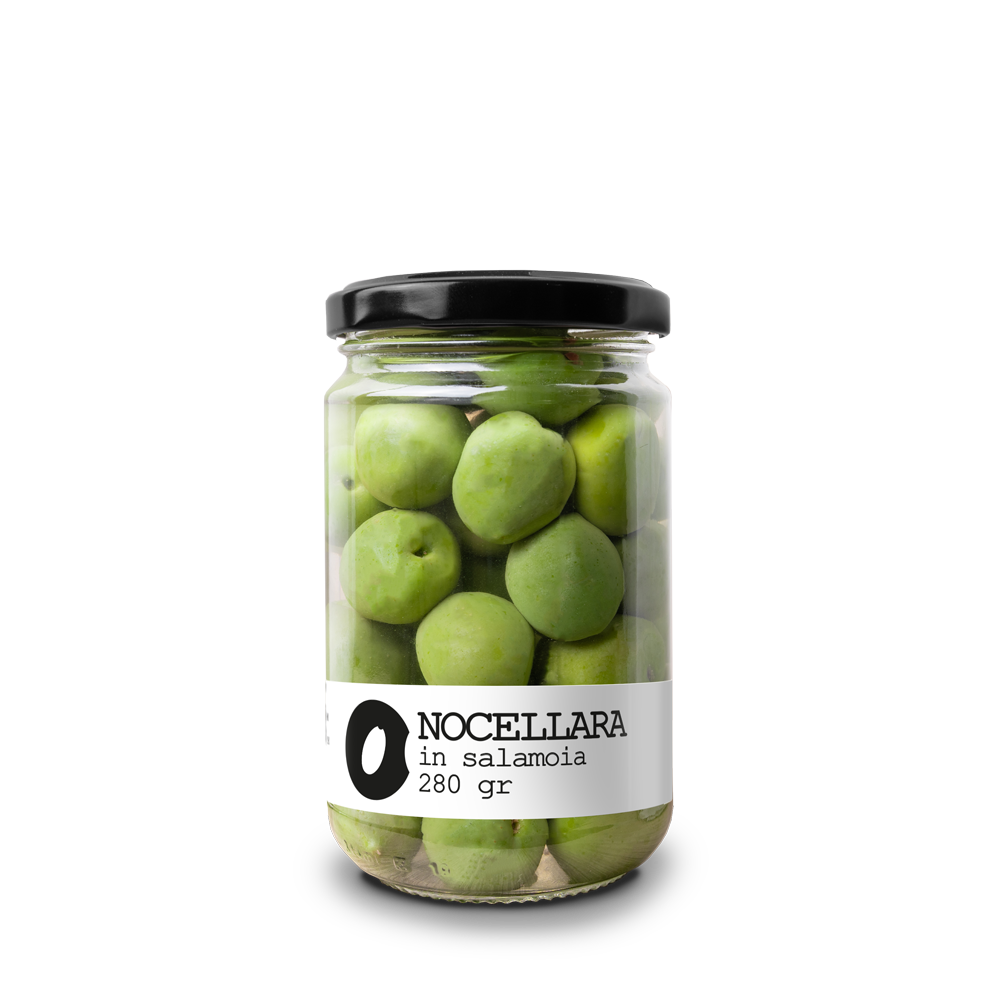 Olive verdi Nocellara in salamoia